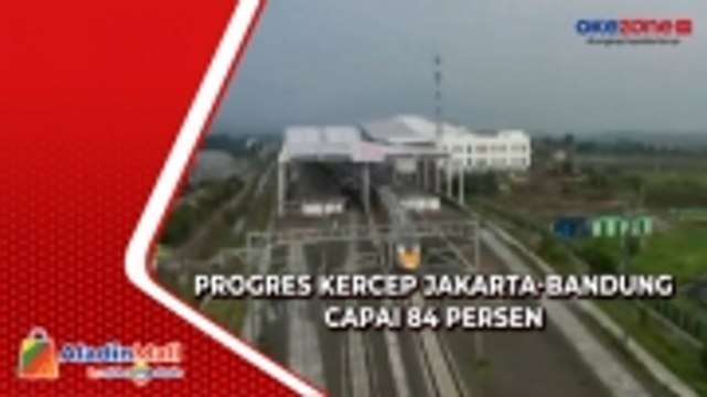 Progres Kereta cepat Jakarta-Bandung Capai 84 Persen