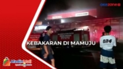 Gudang Bengkel di Mamuju Hangus Terbakar