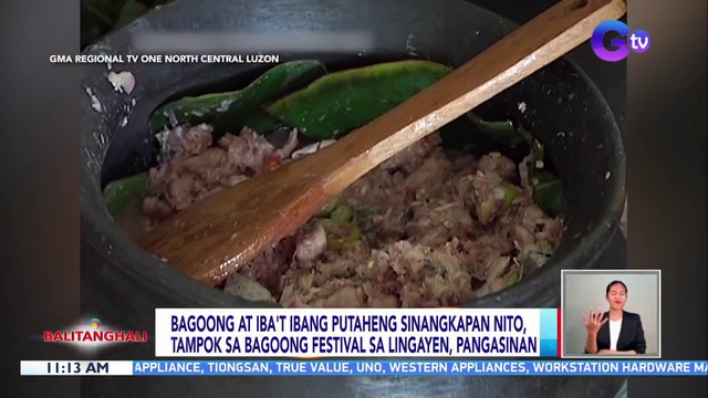 Bagoong at iba't-ibang putaheng sinangkapan nito, tampok sa bagoong festival sa Lingayen, Pangasinan | BT