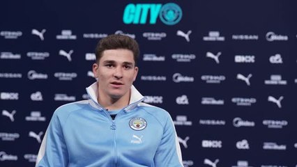 Download Video: CLEAN: Alvarez 'growing as a person' as he signs City contract extension