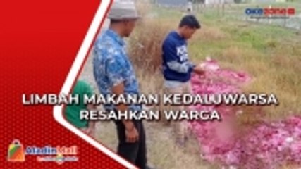 Tumpukan Limbah Makanan Kedaluwarsa Resahkan Warga Bekasi, Jawa Barat