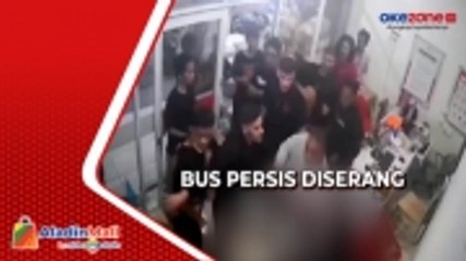Bus Persis Solo Dilempari Batu, Pemain Turun dan Kejar Penyerang