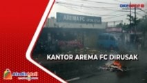 Demo Usut Tuntas Tragedi Kanjuruhan Ricuh, Toko Resmi Arema FC Dirusak