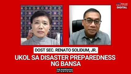 DOST Sec. Renato Solidum, Jr. ukol sa disaster preparedness ng bansa | The Mangahas Interviews