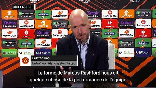 Ten Hag : Les buts de Rashford reflètent la bonne forme de l'équipe