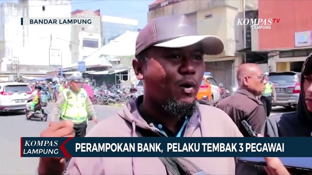Aksi Perampokan Bersenjata Api! Pelaku Tembak 3 Pegawai Bank