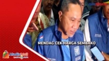 Cek Harga Sembako, Mendag Zulhas Kunjungi Pasar Cisalak Depok