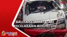 Kecelakan Beruntun di Madina, Balita Digendong Ibu Selamat dari Maut