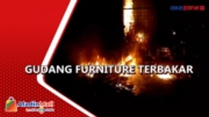 Api Lahap Gudang Perabot dan Furniture di Asahan, Penyebab Kebakaran Masih Diselidiki