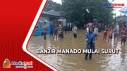 Banjir Berangsur Surut, Warga Manado Mulai Kembali ke Rumah