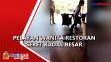 Download Video: Keren! Kadal Besar Masuk Restoran, Diseret Keluar oleh Pelayan Wanita