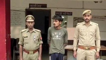 शाहजहांपुरःपुलिस ने चोरी की बाइक व अवैध तमंचे के साथ युवक को किया गिरफ्तार