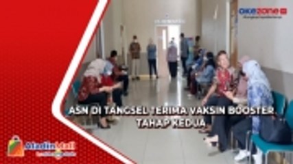 ASN di Pemkot Tangerang Selatan Mulai Terima Vaksin Booster Tahap Kedua