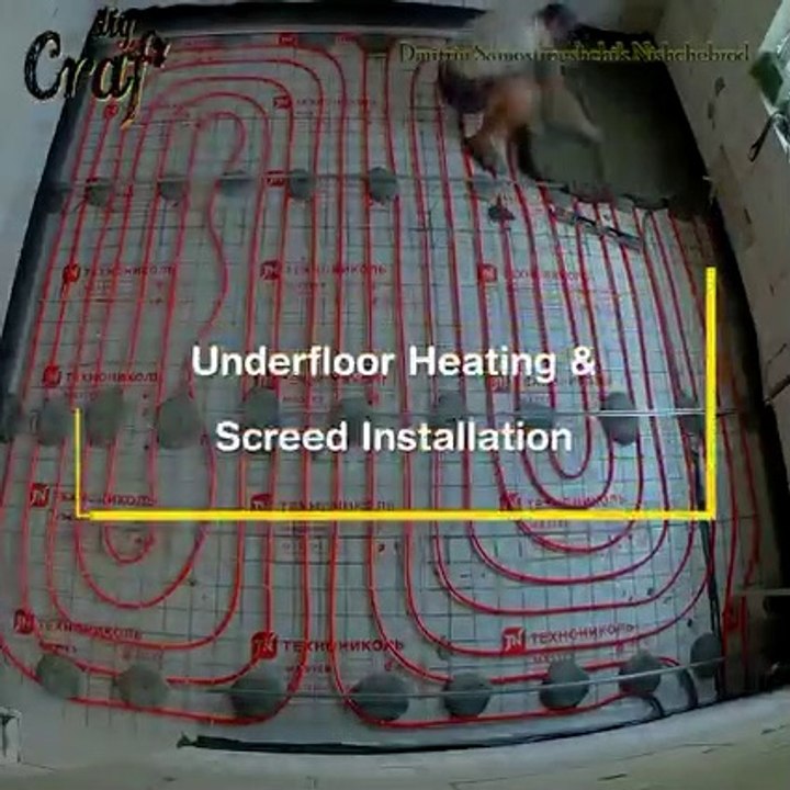 How To Lay Screed Over underfloor heating & screed installation without ...