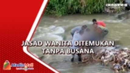Jasad Wanita Tanpa Busana Ditemukan Tersangkut Bebatuan Sungai Cipelang Sukabumi