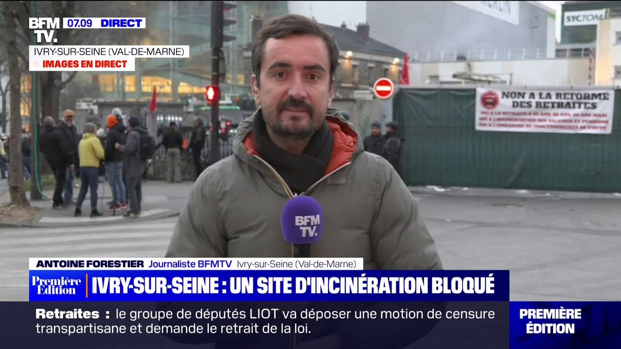 Grève des éboueurs: le dépôt de Vitry-sur-Seine...