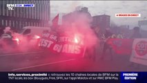 Paris: une centaine de manifestants bloquent le périphérique porte de Clignancourt