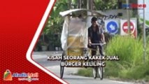 Tak Kenal Usia, Kakek Berusia 81 Tahun Jualan Burger Keliling di Yogyakarta