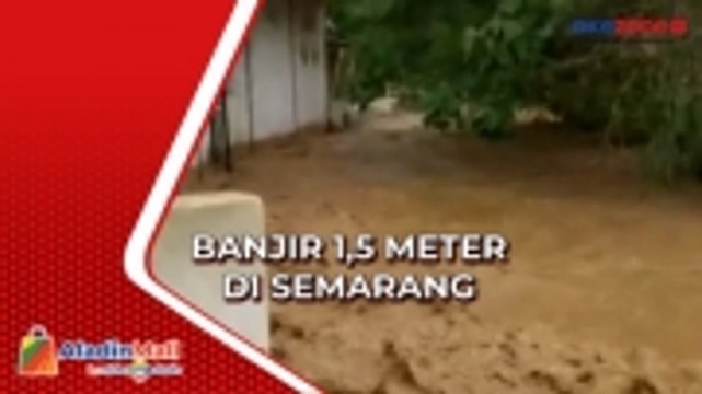 Banjir Putus Akses Warga Desa Banyubiru Semarang