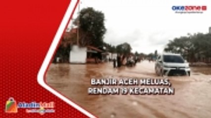 Banjir Aceh Meluas Rendam 19 Kecamatan, Ribuan Warga Mengungsi