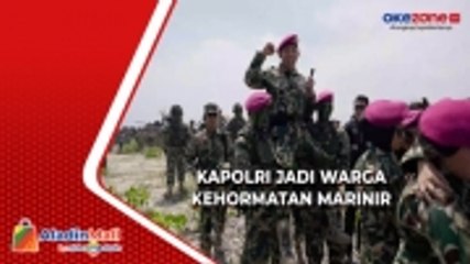 Disematkan jadi Warga Kehormatan Marinir, Kapolri Tegaskan Sinergitas TNI-Polri Makin Kokoh