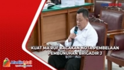 Kuat Ma'ruf Bacakan Nota Pembelaan Pembunuhan Brigadir J