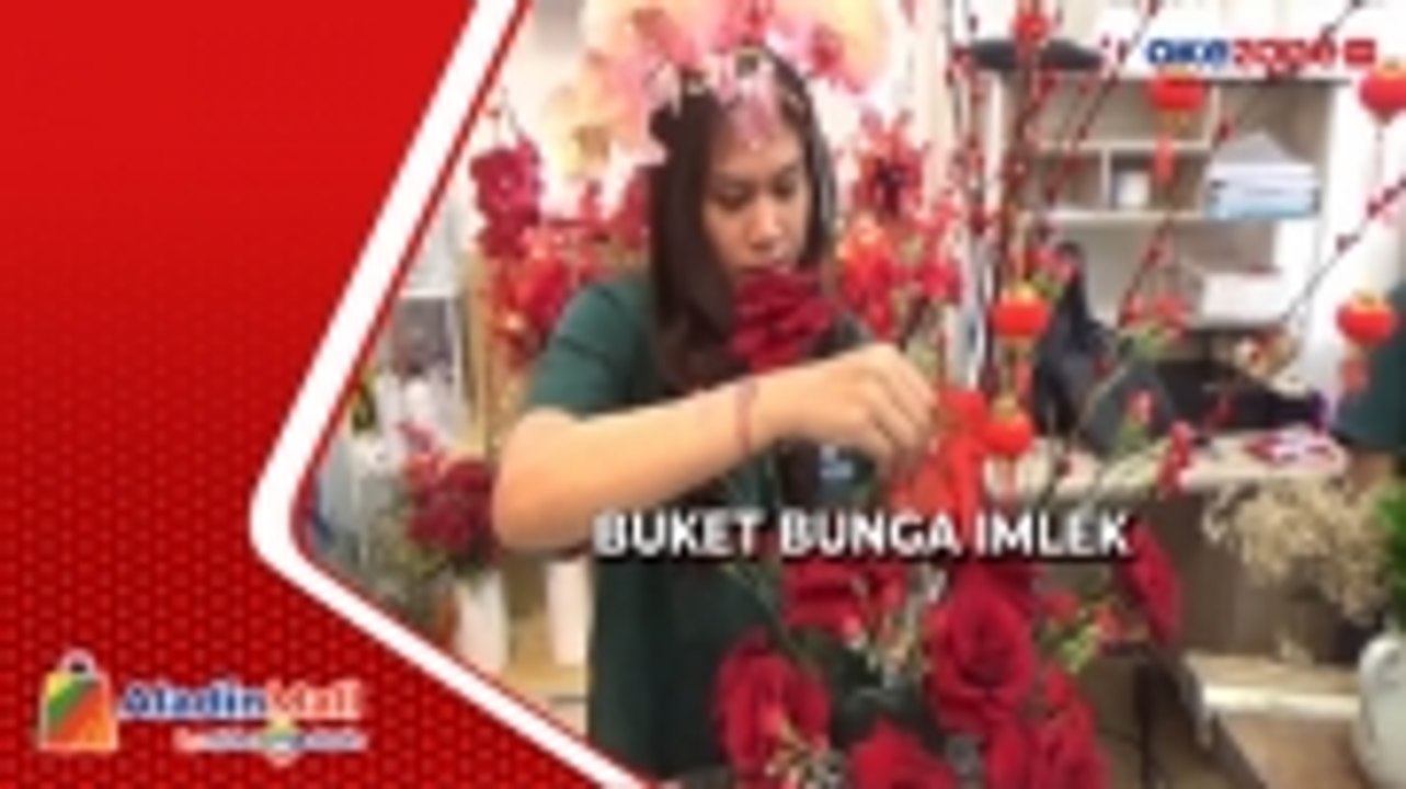 Buket Bunga Bertema Imlek di Bali Diburu Pembeli, Dipercaya Dapat Membawa Keberuntungan