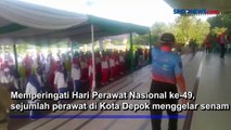 Peringati Hari Perawat Nasional, Perawat di Depok Dapat Bunga dari Pasien