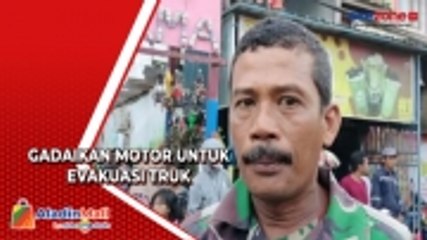 Salut, Prajurit TNI AD Gadaikan Motor untuk Sewa Alat Berat Evakuasi Truk