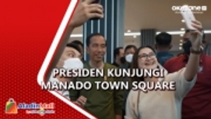 Keseruan Presiden Jokowi saat Kunjungi Manado Town Square