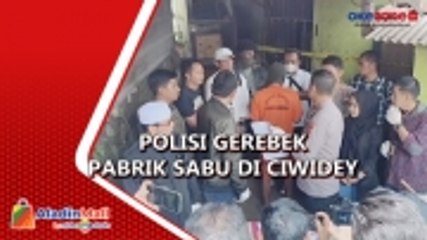 Polisi Gerebek Pabrik Sabu di Ciwidey, Pelaku Belajar Mengolah Sabu dari Internet