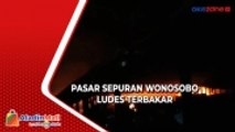 Pasar Sepuran Wonosobo Kebakaran, Puluhan Kos Pedagang Ludes Terbakar