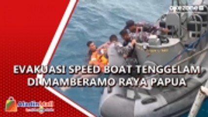 TNI AL Evakuasi Penumpang Speed Boat di Mamberamo Raya Papua