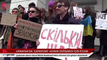 "Çaykovski" adının Ulusal Müzik Akademisi'nden silinmesi talebiyle protesto düzenlendi