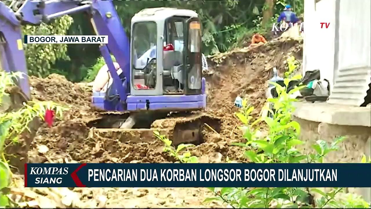 Tim SAR Gabungan Kembali Lanjutkan Pencarian 2 Korban Tanah Longsor di Kota Bogor