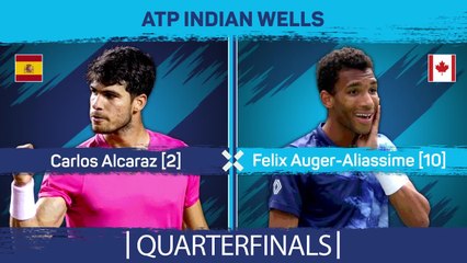 Alcaraz breaks 3-game losing streak against Auger-Aliassime