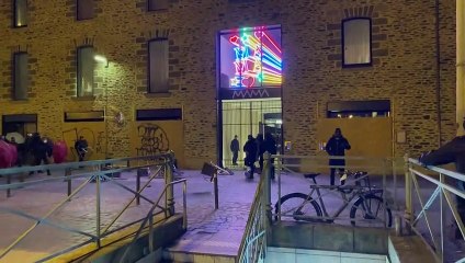 Clashes break out between demonstrators and police in Rennes after pensions reform