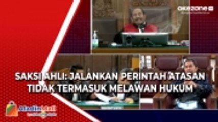 Saksi Ahli Hukum Pidana Dicecar Terkait Fungsi Penyelidikan dan Pengamanan