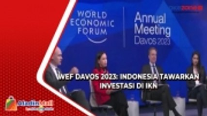 WEF Davos 2023: Indonesia Tawarkan Investasi di IKN