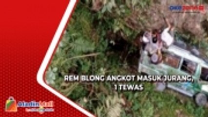 Rem Blong Angkot Masuk Jurang Sedalam 40 Meter di Simalungun, 1 Orang Tewas