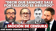 “La moción de censura es una apelación a la libertad” José María Sánchez (VOX) acalla a los disidentes