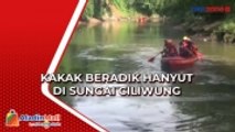 Hanyut Terbawa Arus, Kakak Beradik Hilang di Sungai Ciliwung