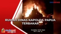 Rumah Dinas Kapolda Papua Dilalap Api, Diduga Korsleting Listrik