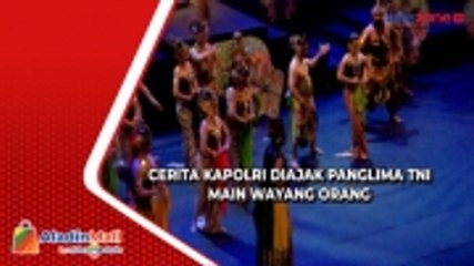 Kapolri Diajak Panglima TNI Main Wayang Orang  Pandawa Boyong, Begini Aksinya