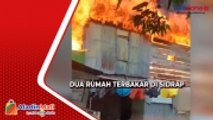 Akibat Korsleting Listrik, 2 Rumah Ludes Terbakar di Sidrap