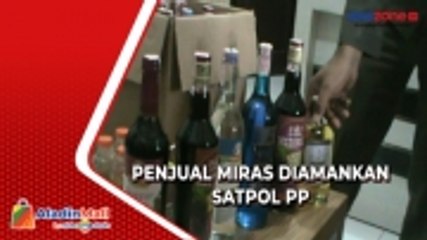 Penjual Miras Diamankan Satpol PP Tala saat COD