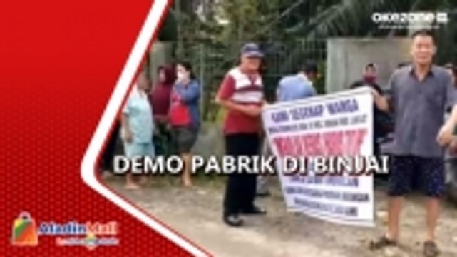 Tak Tahan Bau Busuk, Warga Demo di Depan Pabrik Pengolahan Limbah Minyak Sawit