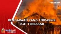 Kebakaran Rumah Makan di Bandung, Kendaraan Terparkir Ikut Terbakar