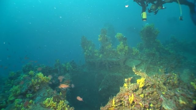 Çanakkale Savaşları'ndan kalma 108 yıllık batık gemiler görüntülendi