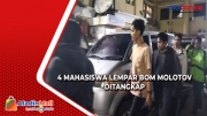 4 Mahasiswa Lempar Bom Molotov Asrama Mahasiswa di Makassar Ditangkap